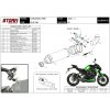 Výfuk MIVV STORM GP BLACK INOX NERO / Kawasaki Z900 (20-24)