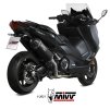 Výfuk MIVV SPEED EDGE INOX BLACK NERO / Yamaha T-MAX 530 (17-19)