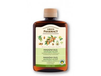 Green Pharmacy masážny olej 200 ml - Spevňujúci telový