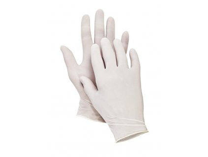 MGI jednorazové latexové rukavice, pudrované, bal. 100ks