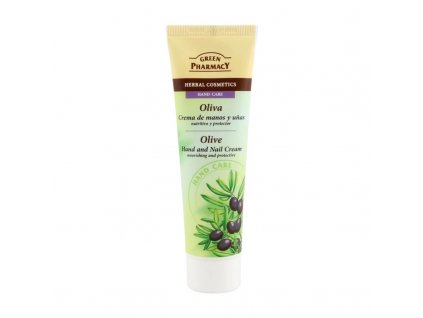 Green Pharmacy krém na ruky a nechty Olive 100ml