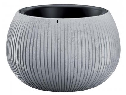 Strend Pro BETON Bowl Kvetináč, 29/19x20 cm, sivý
