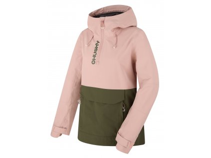 Husky Dámska outdoorová bunda Nabbi L lt. pink/khaki, M