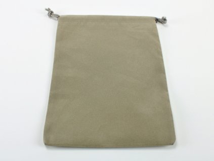Dice Bag Suedecloth (L) Grey 5" x 7 1/2"