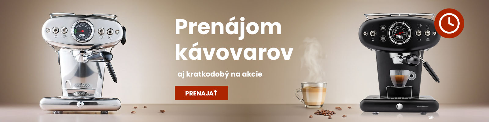 Prenájom kávovarov