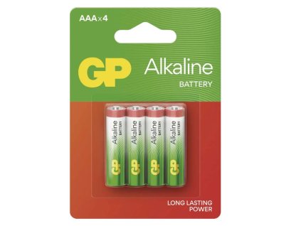 GP Alkalická baterie AAA (LR03), 4 ks