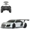404435 audi r8 lms 124 silver 24ghz