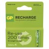 GP Nabíjecí baterie Recharge 800 AAA (HR03) 4ks