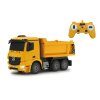 3604 2 jamara rc auto dump truck mercedes benz arocs zlute