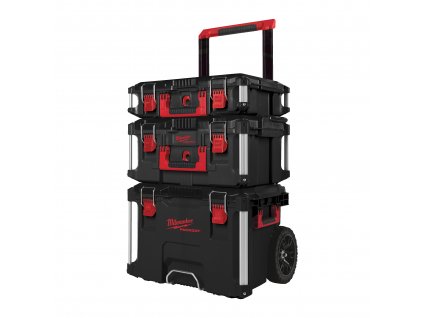 MILWAUKEE Pojízdná sada boxů PACKOUT™
