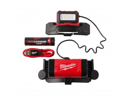 MILWAUKEE Čelová svítilna BOLT s USB nabíjením L4 BOLTHL-301, 600lm