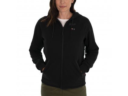 MILWAUKEE Dámská vyhřívaná mikina černá M12 HHLBL1-0 (S), bez aku a nabíječky