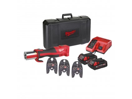 MILWAUKEE Hydraulický lis FORCE LOGIC™ U-SET M18 BLHPT-202C, 2x2.0Ah