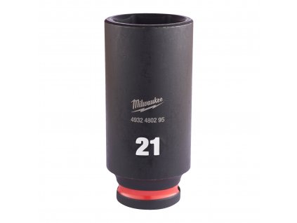 MILWAUKEE Průmyslové hlavice Shockwave 3/8' HEX 21mm dlouhé