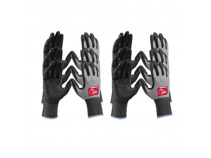 MILWAUKEE Rukavice s vysokou citlivostí odolné proti proříznutí B, 8/M, 12ks