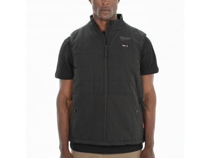 MILWAUKEE Vyhřívaná prošívaná vesta černá M12  HPVBL2-0 (XL), bez aku a nabíječky
