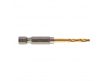 MILWAUKEE Vrták RedHex HSS-G Ti ∅ 3mm, 10ks