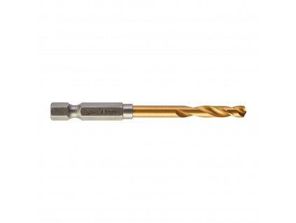 MILWAUKEE Vrták do kovu RED HEX HSS-G TiN ∅ 4,8mm, 1ks