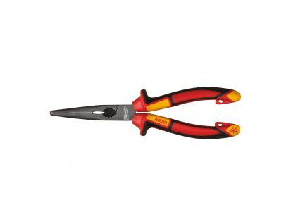 MILWAUKEE VDE kleště dlouhé zakulacené 45° 205mm