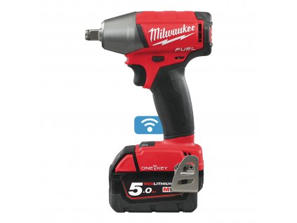 MILWAUKEE Aku 1/2' rázový utahovák M18 ONEIWF 12-502X ONE-KEY™, 2 x 5.0Ah
