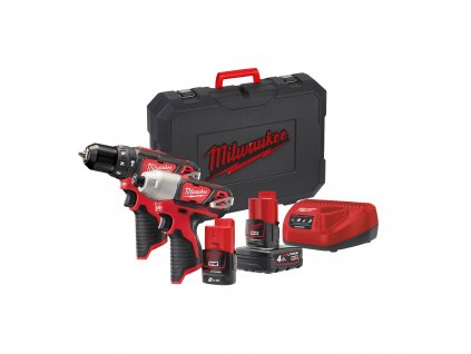 MILWAUKEE Aku set nářadí M12 BPP2B-421C