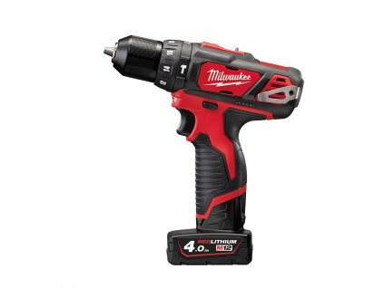 MILWAUKEE Aku příklepová vrtačka M12 BPD-402C, 2 x 4.0Ah