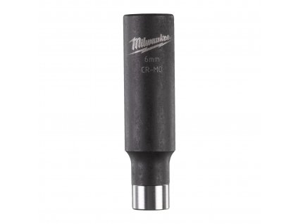 MILWAUKEE Průmyslová hlavice Shockwave 1/4' HEX 6mm, prodloužená