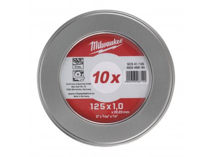 MILWAUKEE Řezný kotouč PRO+ 125x1, 10ks