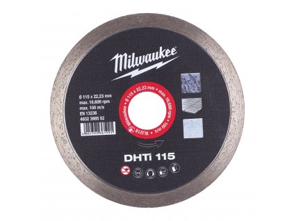 MILWAUKEE Diamantový řezací kotouč – profesionální DHTi ∅ 115 x 22,2 mm