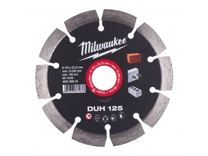 MILWAUKEE Diamantový řezací kotouč – profesionální DUH ∅ 125 x 22,2 mm