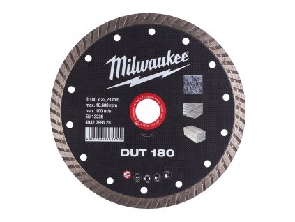 MILWAUKEE Diamantový kotouč DUT 180 x 22,2 mm