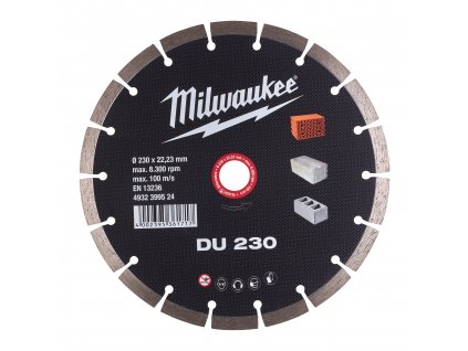 MILWAUKEE Diamantový kotouč DU 230 x 22,2 mm