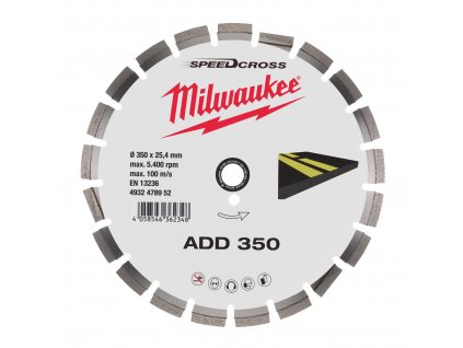 MILWAUKEE Diamantový kotouč ADD 350 mm, 1ks