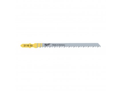 MILWAUKEE Pilový plátek do přímočaré pily 105 x 4 mm T 344 D (5 ks)