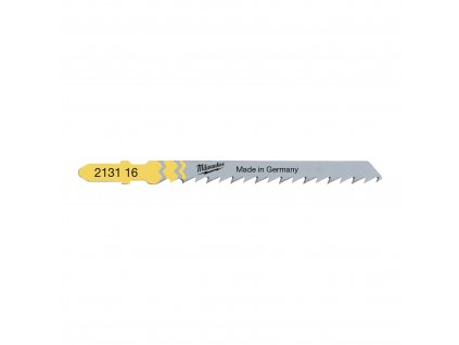 MILWAUKEE Pilový plátek do přímočaré pily 75 x 4 mm T 144 D (5 ks)