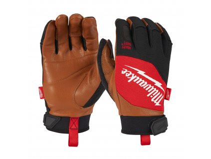 MILWAUKEE Kožené rukavice M/8