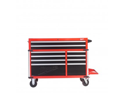 MILWAUKEE 46“ / 117 cm dílenská ocelová skříň s 10 zásuvkami