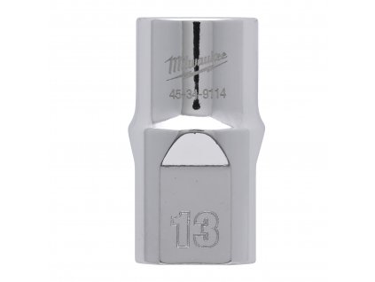 MILWAUKEE 1/2' Chromovaný nástrčný klíč metrický 13 mm