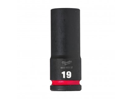 MILWAUKEE 1/2' prodloužená průmyslová hlavice STD, 19mm