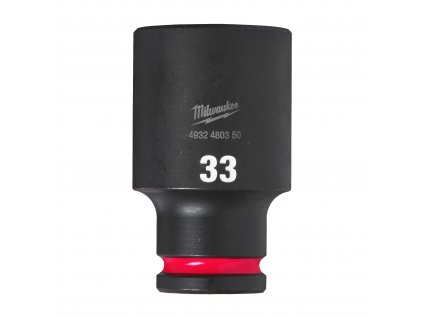 MILWAUKEE 1/2' prodloužená průmyslová hlavice STD, 33mm