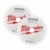 MILWAUKEE set pilových kotoučů Dřevo 190 x 24T/24T, 2ks