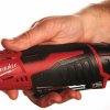 MILWAUKEE ⅜″ Aku ráčnový utahovák M12 IR-201B 3/8, 1 x 2.0Ah