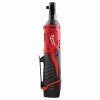 MILWAUKEE ⅜″ Aku ráčnový utahovák M12 IR-201B 3/8, 1 x 2.0Ah