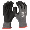 MILWAUKEE Povrstvené rukavice s třídou ochrany proti proříznutí 5 XL/10