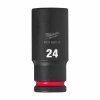 MILWAUKEE 1/2' prodloužená průmyslová hlavice STD, 24mm
