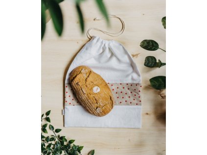 Lněné pytlíky na pečivo