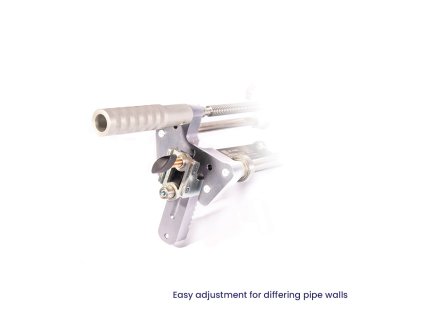 Easy adjustment for differing pipe walls