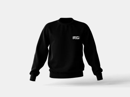 Černá s bílým textem