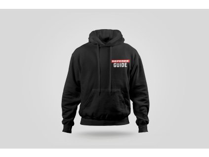 Černá mikina s kapucí