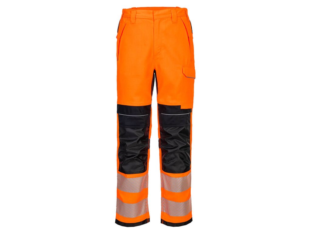 PW3 Modaflame Work HVO Multi-Norm FR Trousers (Barva Orange/Black, Velikost 28)